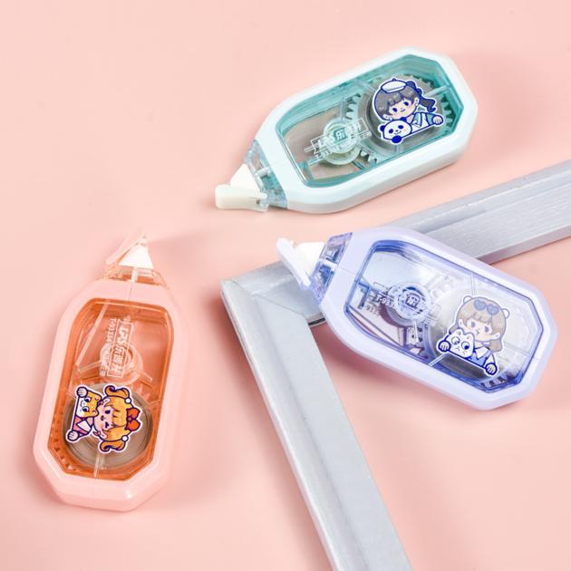 Factory OEM Order Whiteout Custom Logo Cute Cartoon Image Print Correction Tape Roller