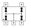 ESDA5.0CW-4	lighting protection,esd protection, low capacitance