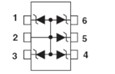 SDA05CW(6v1w6)	lighting protection,esd protection, low capacitance
