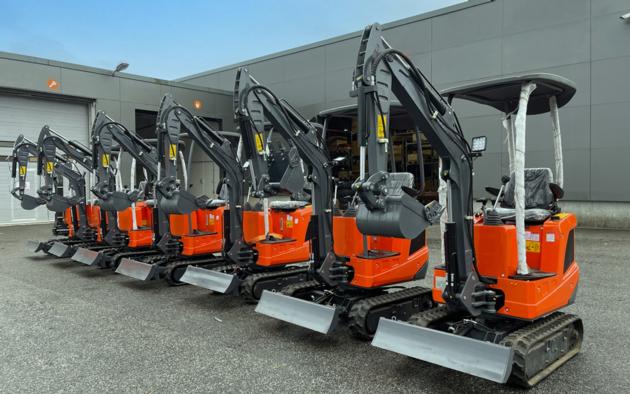 EVERUN 1t CE EPA ERE10PRO EPA Compact Diggers Agricultural garden portable Small mini excavator 