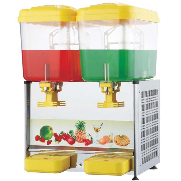 Juice dispenser, Beverage maker, 18 liters, Two tank, spraying, cooling