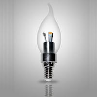 LEDARTIST 3W-E14-Dimmable-LED Bent-tip Bulb