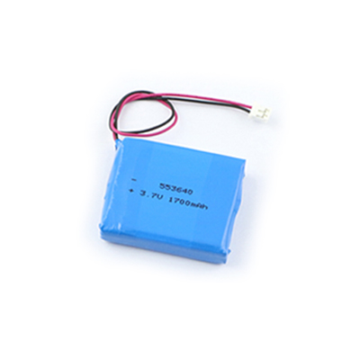 3.7v 1700mah lipo battery pack rechargeable batteries 553640