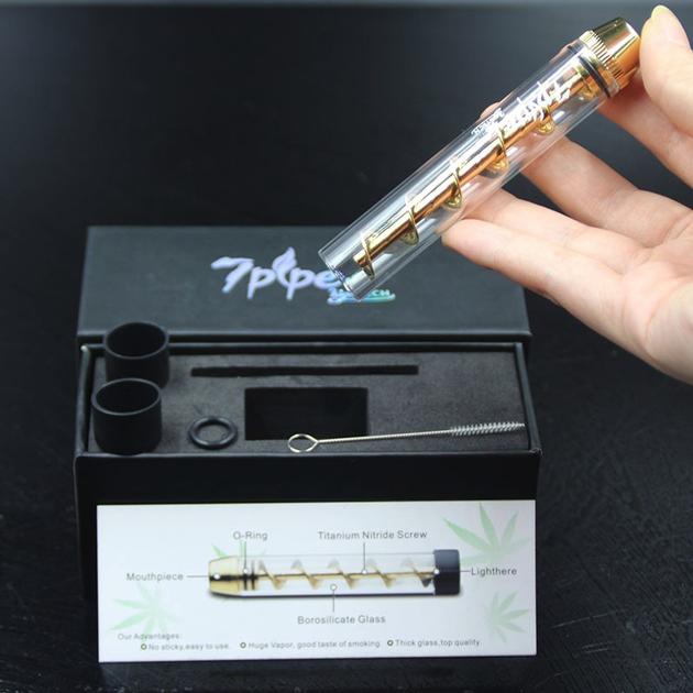 High Quality Twisty Glass Blunt Pipe