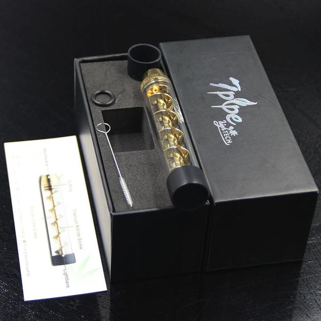 High Quality Twisty Glass Blunt Pipe