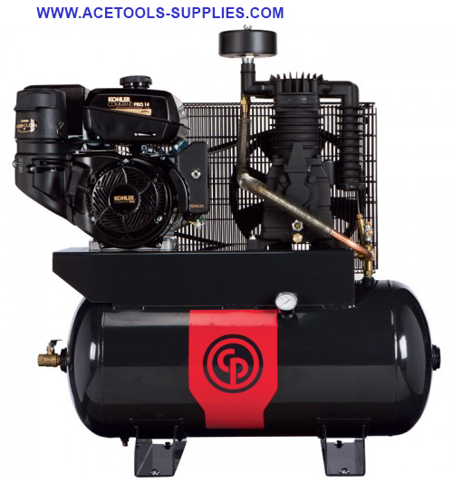 Chicago Pneumatic Gas-Powered Air Compressor - 12 HP, 30 Gallon