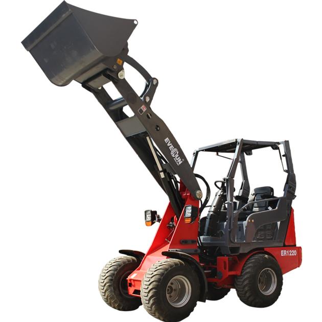 Everun CE EPA Articulated Compact Er1220 1.2ton Farm Bucket wheel loader