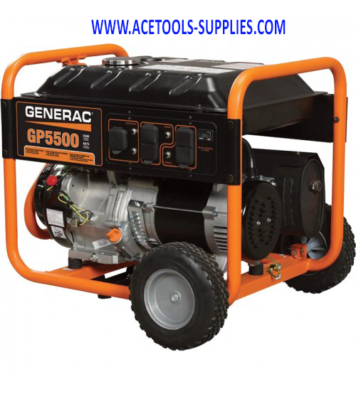 Portable Generator Generac GP5500 - 6875 Surge Watts, 5500 Rated Watts