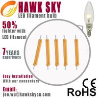 China Factory hot sale classical design led light filament supplier