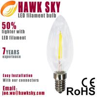 Factory directly price E27 6000k led light filament wholesaler