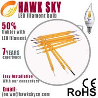 Germany IS test machine 6000~6500K led light filament factory