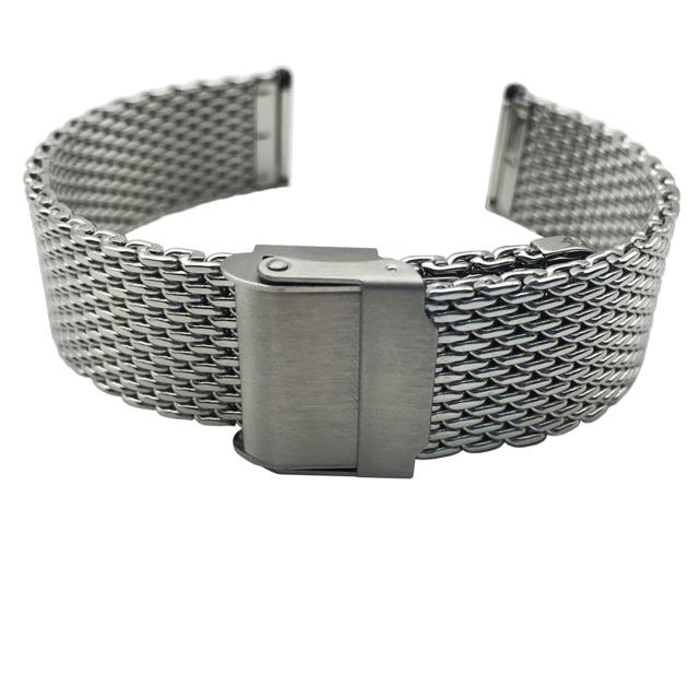 Mesh Watch Band In Stainless Steel