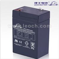LEOCH AGM Battery With Using Oxygen Recombination Technology With 6V Voltage And 5.4AH Capacity