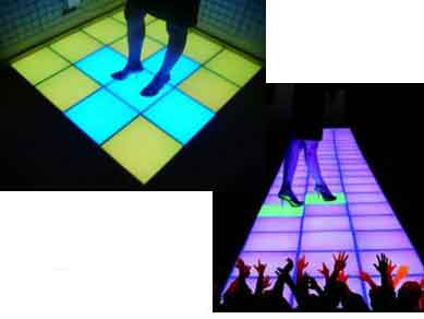 Led vision floor
