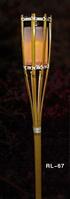 LED Solar Bamboo Torch Light