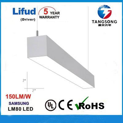 Best quality modern design 220v linear pendant luminaire