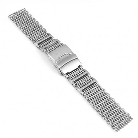 Mesh Watch Band In Stainless Steel