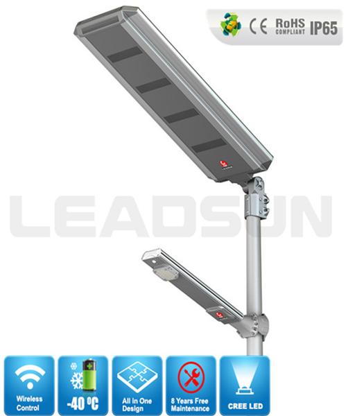 Outdoor Lighting MPPT Cotroller Solar Motion Light solar power energy street light pole