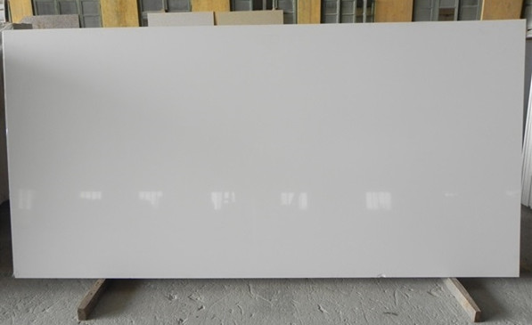 White quartz stone surface for kitchen countertops