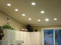 Round Dia240mm cool white 18W  LED Panel Light with DALI dimmable & Emergency 