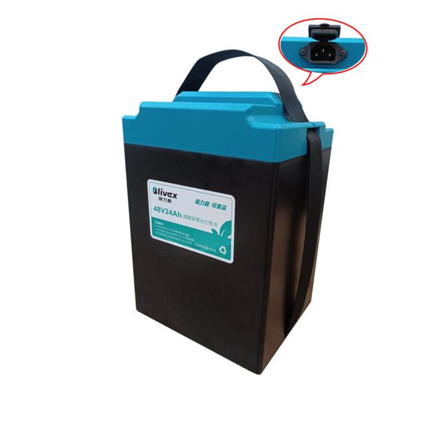 48v 24ah LiFePo4 battery pack for electric scooter