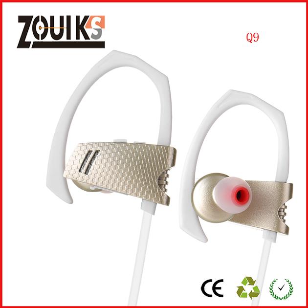 Q9 bluetooth earphone for sport , hifi voice with high quality bluetooth chip