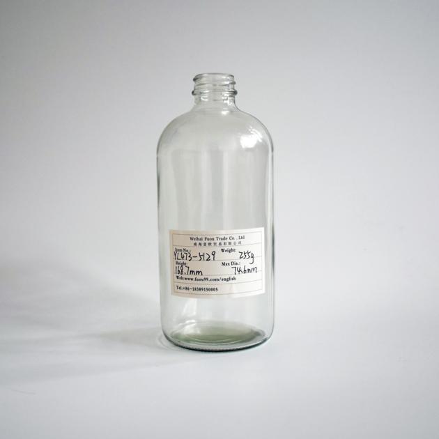 16oz Boston Round Bottle