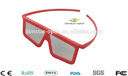 Better 3d effect plastic chromadepth 3d glasses