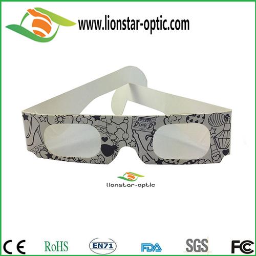 Low price paper linear polarized 3d glasses