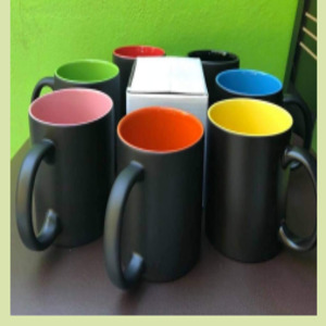 matte finished mug ceramic stoneware sublimation coated