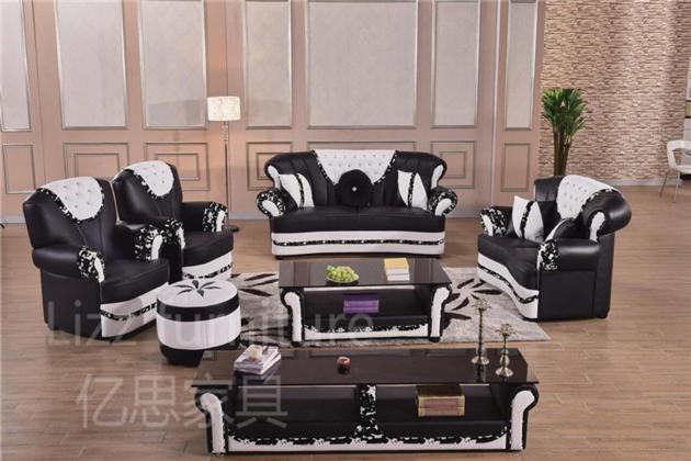 2017 New Living Room Wooden Sectional Sofa Home Furniture