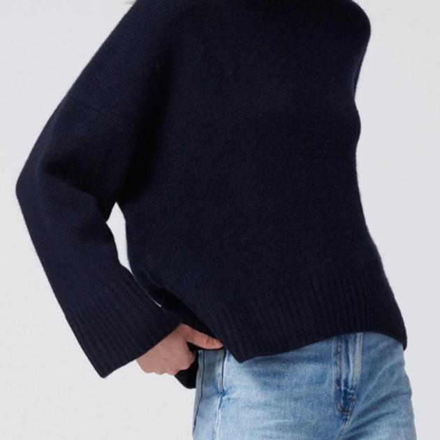 The Cashmere Shrunken Sweatshirt