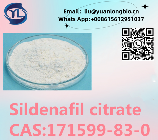 High Purity Sildenafil Citrate CAS:171599-83-0 Safe Delivery Of Popular Products