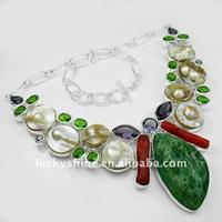 New men jewelry for 2012 christmas gift 925 silver imperial taper charm necklaces