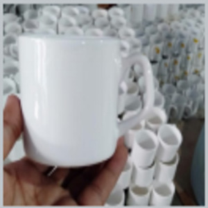 Plain White 6 Oz Ceramic Stoneware