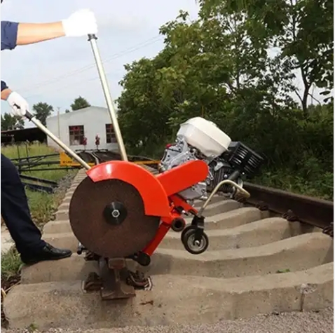Gasoline Abrasive Rail Disc Cutter Saw