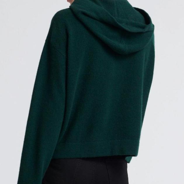 Cashmere Hoodie Forest Green