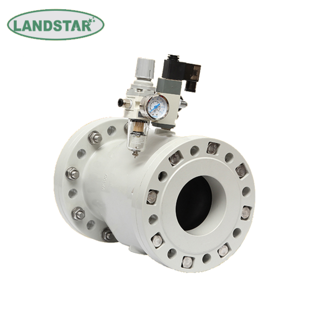 Aluminum alloy housing flange pneumatic rubber pinch valve