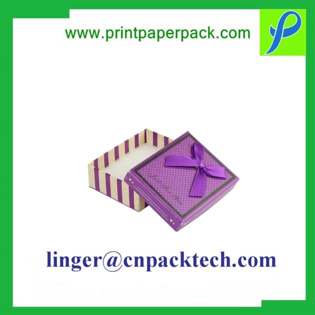 Customized Base And Lid Cardboard Jewelry