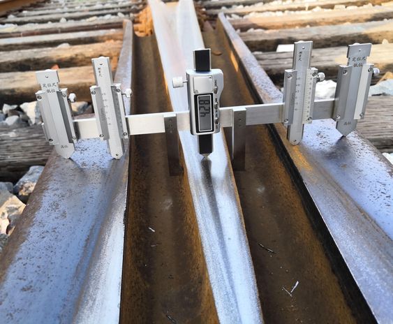 New Product Digital rail vertical frog wear gauge