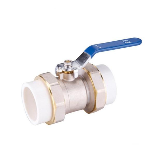 ML-2101 PPR Nickel Plated Brass Ball Valve