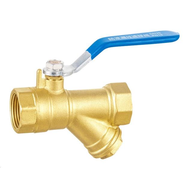 ML-2034 Y Type Long Handle Brass Filter Ball Valve