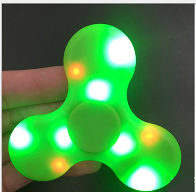 Plastic Gift Toy LED Finger Spinner