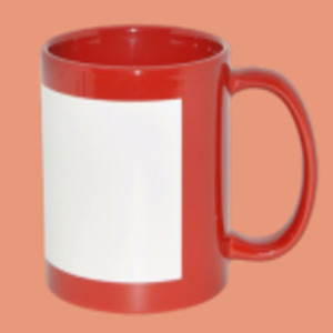 Patch Mug Ceramic Stoneware Sublimation Coated