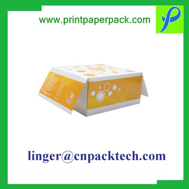 Bespoke Food Grade FSC Cardboard Paper Burger Box Food Container for Fast Food 