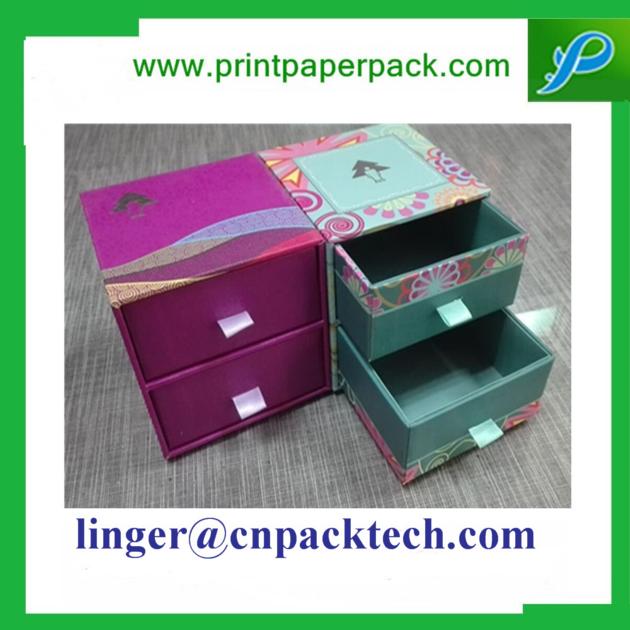 Hot Sell Custom Drawer Cosmetic Jewelry Paper Packaging Box