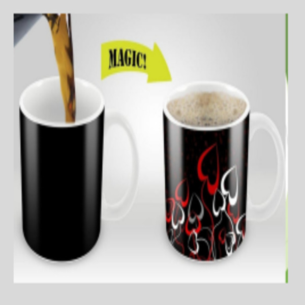 magic mug stoneware sublimation coated
