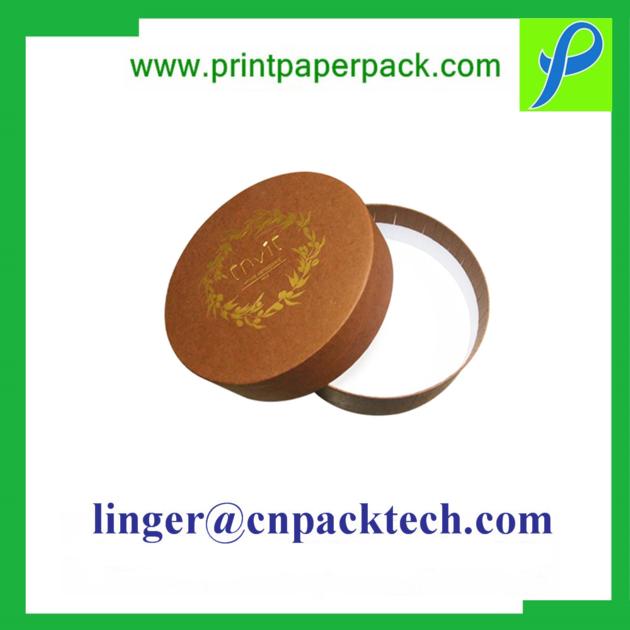 OEM Logo Printed Round Paper Tea