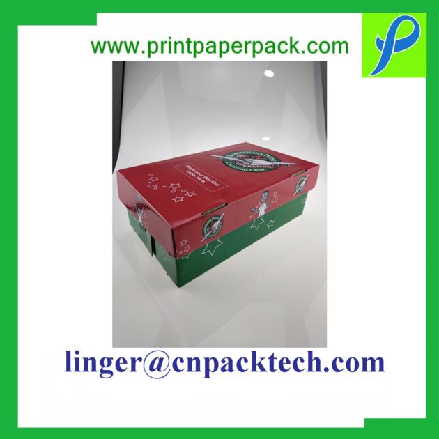 Customized Corrugated Shoe Storage Dust Proof Shipping Box