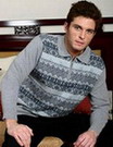 100%rabbit down men's sweater